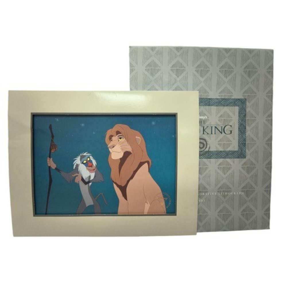 1995 Disney Store The Lion King Exclusive Commemorative Lithograph